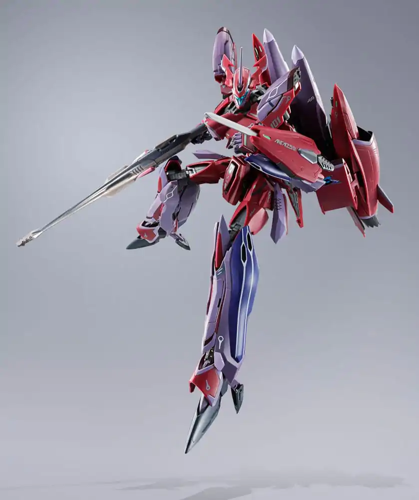 Macross Frontier DX Chogokin Actionfigur VF-27 Gamma SP Super Lucifer Valkyrie Brera Sterne use Revival Ver. 25 cm Produktfoto