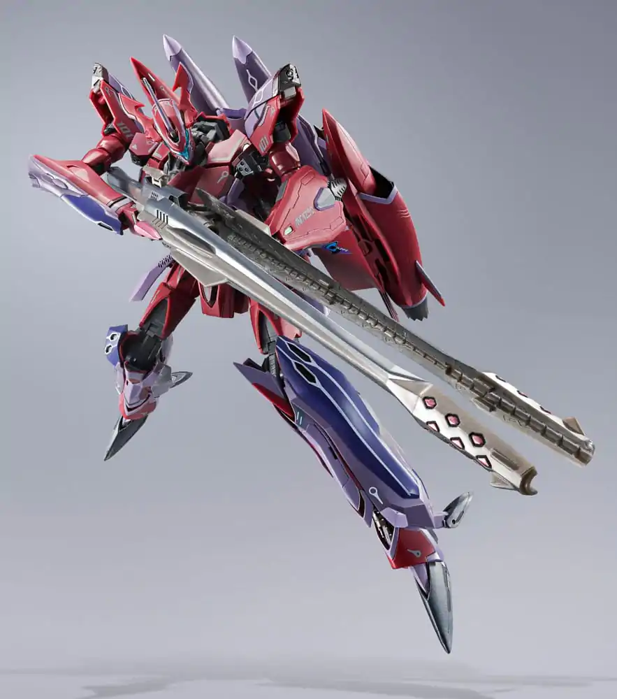 Macross Frontier DX Chogokin Actionfigur VF-27 Gamma SP Super Lucifer Valkyrie Brera Sterne use Revival Ver. 25 cm Produktfoto