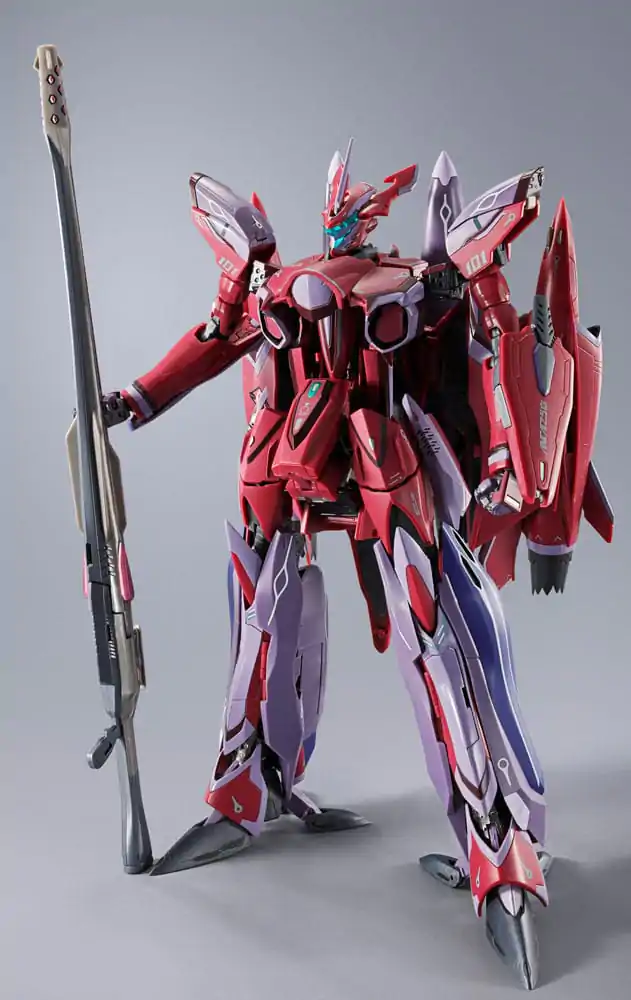 Macross Frontier DX Chogokin Actionfigur VF-27 Gamma SP Super Lucifer Valkyrie Brera Sterne use Revival Ver. 25 cm Produktfoto