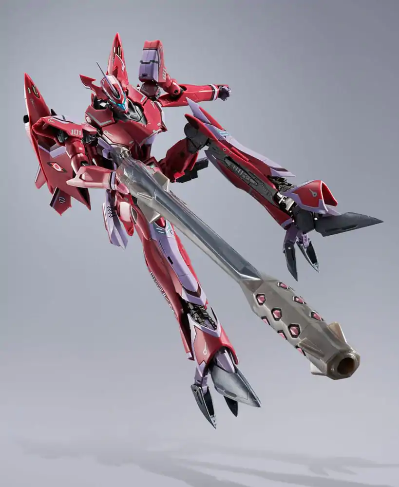 Macross Frontier DX Chogokin Actionfigur VF-27 Gamma SP Super Lucifer Valkyrie Brera Sterne use Revival Ver. 25 cm Produktfoto