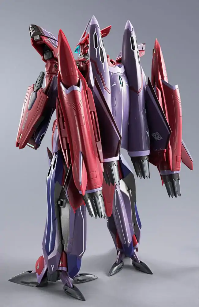 Macross Frontier DX Chogokin Actionfigur VF-27 Gamma SP Super Lucifer Valkyrie Brera Sterne use Revival Ver. 25 cm Produktfoto