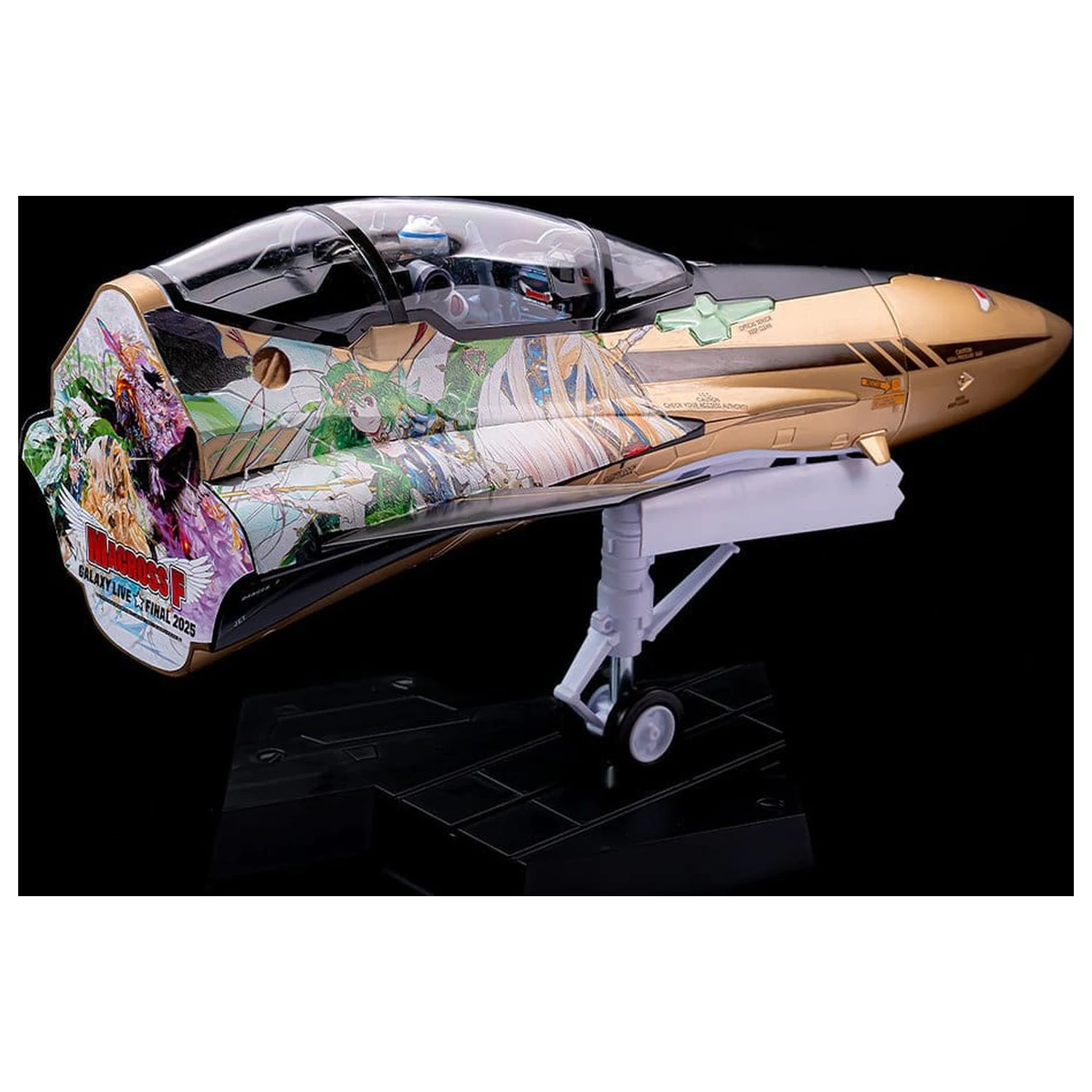 Macross Frontier Plastikmodellbausatz PLAMAX MF-98: minimum factory Fighter Nose Collection YF-29 GALAXY SET 90 cm Produktfoto