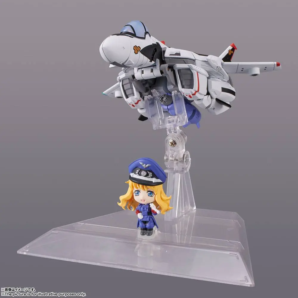 Macross Frontier TINY SESSION VF-25F MESSIAH VALKYRIE (ALTO USE) with SHERYL 10 cm Produktfoto