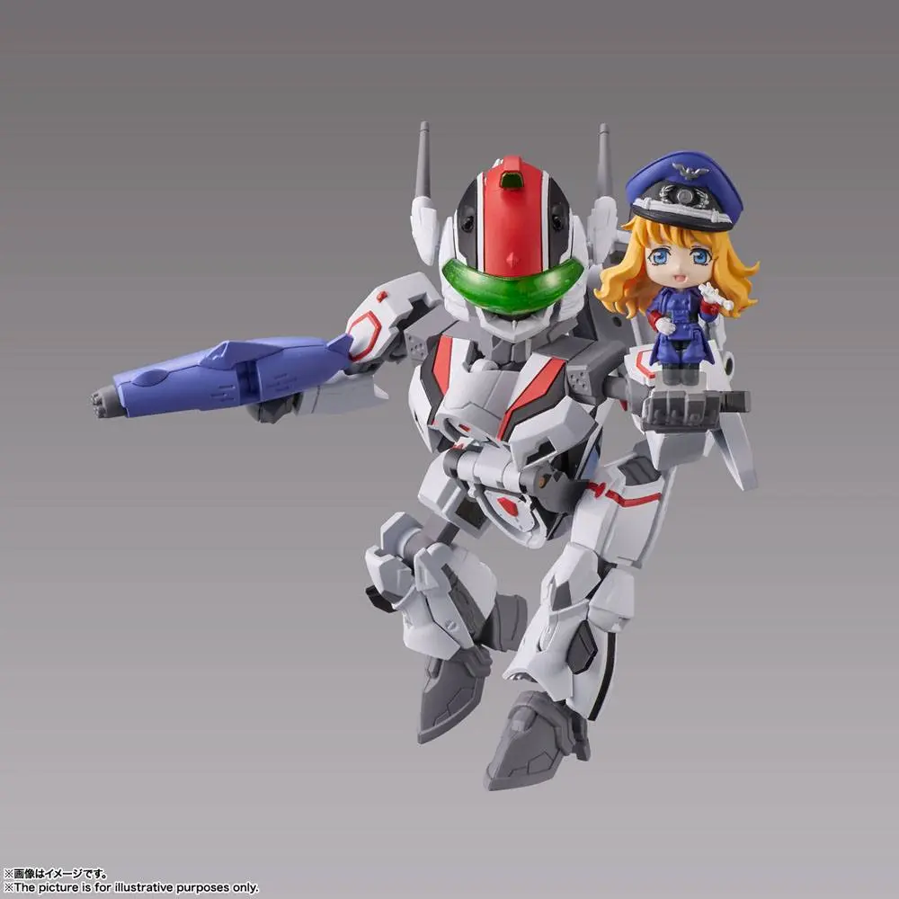 Macross Frontier TINY SESSION VF-25F MESSIAH VALKYRIE (ALTO USE) with SHERYL 10 cm Produktfoto