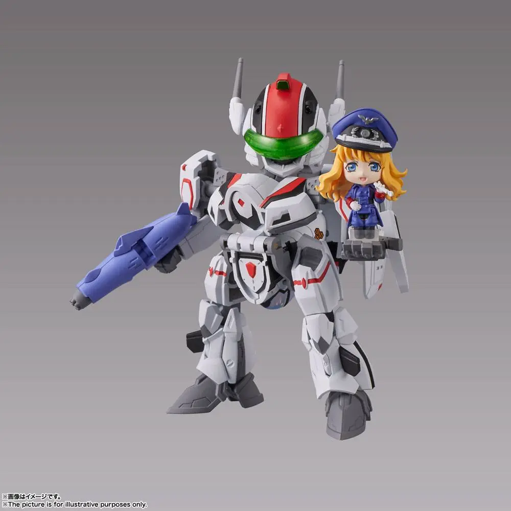 Macross Frontier TINY SESSION VF-25F MESSIAH VALKYRIE (ALTO USE) with SHERYL 10 cm Produktfoto