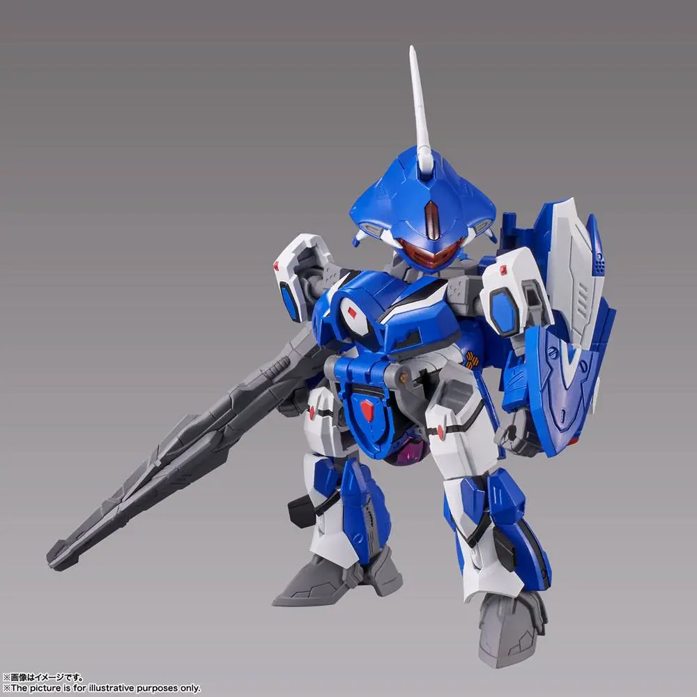 Macross Frontier TINY SESSION VF-25G MESSIAH VALKYRIE (MICHAEL USE) with RANKA 10 cm Produktfoto