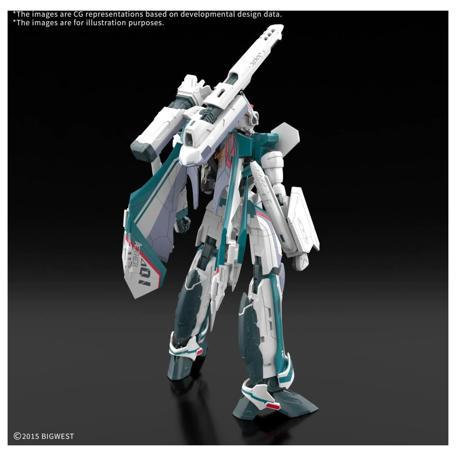 Macross HG 1/100 VF-31S Siegfried (Arad Moders Use) Modell Bausatz Produktfoto