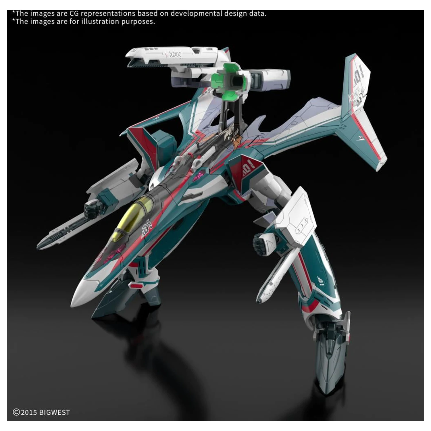 Macross HG 1/100 VF-31S Siegfried (Arad Moders Use) Modell Bausatz Produktfoto