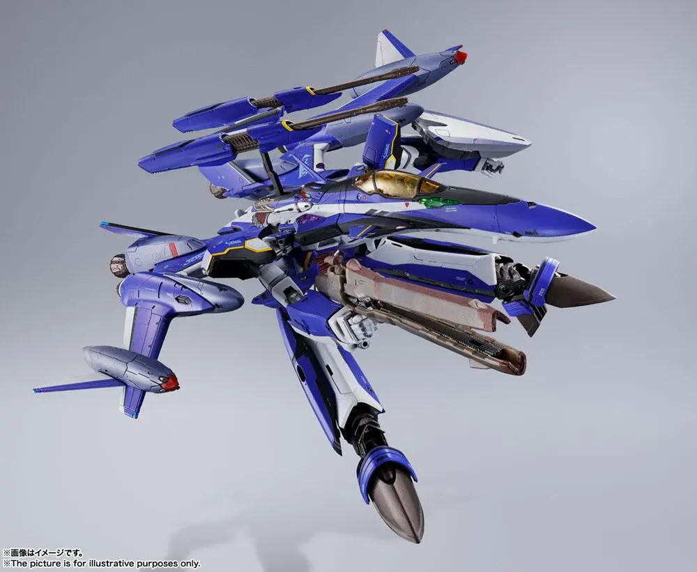 Macross Movie: Absolut Live DX Chogokin Diecast Actionfigur YF-29 Durandal (Maximilian Genius) Full Set Pack 22 cm Produktfoto