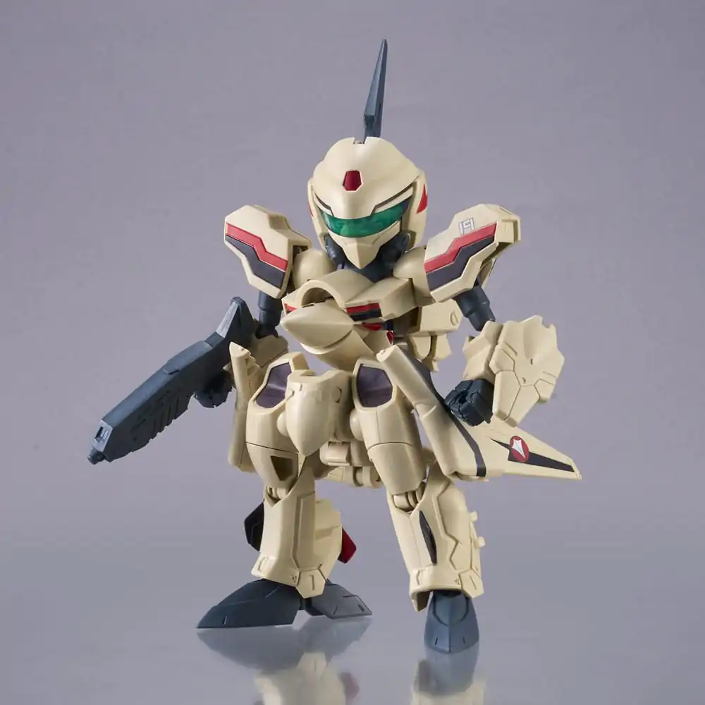 Macross Plus Tiny Session Fahrzeug mit Actionfigur YF-19 (Isamu Alva Dyson Use) with Myung Fang Love 11 cm Produktfoto