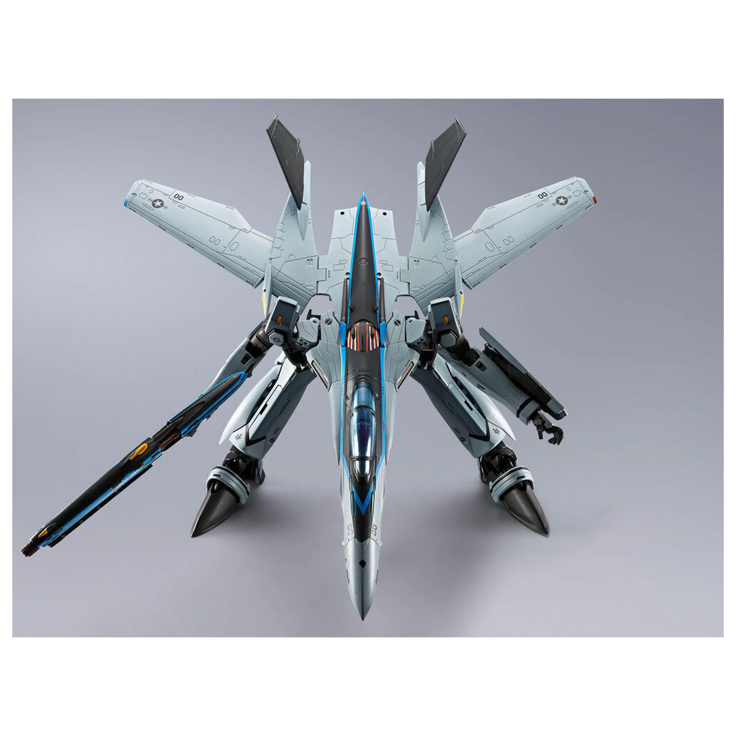 Macross VF-25 Messiah Valkyrie Top Gun Maverick Ver. Figur 25 cm Produktfoto