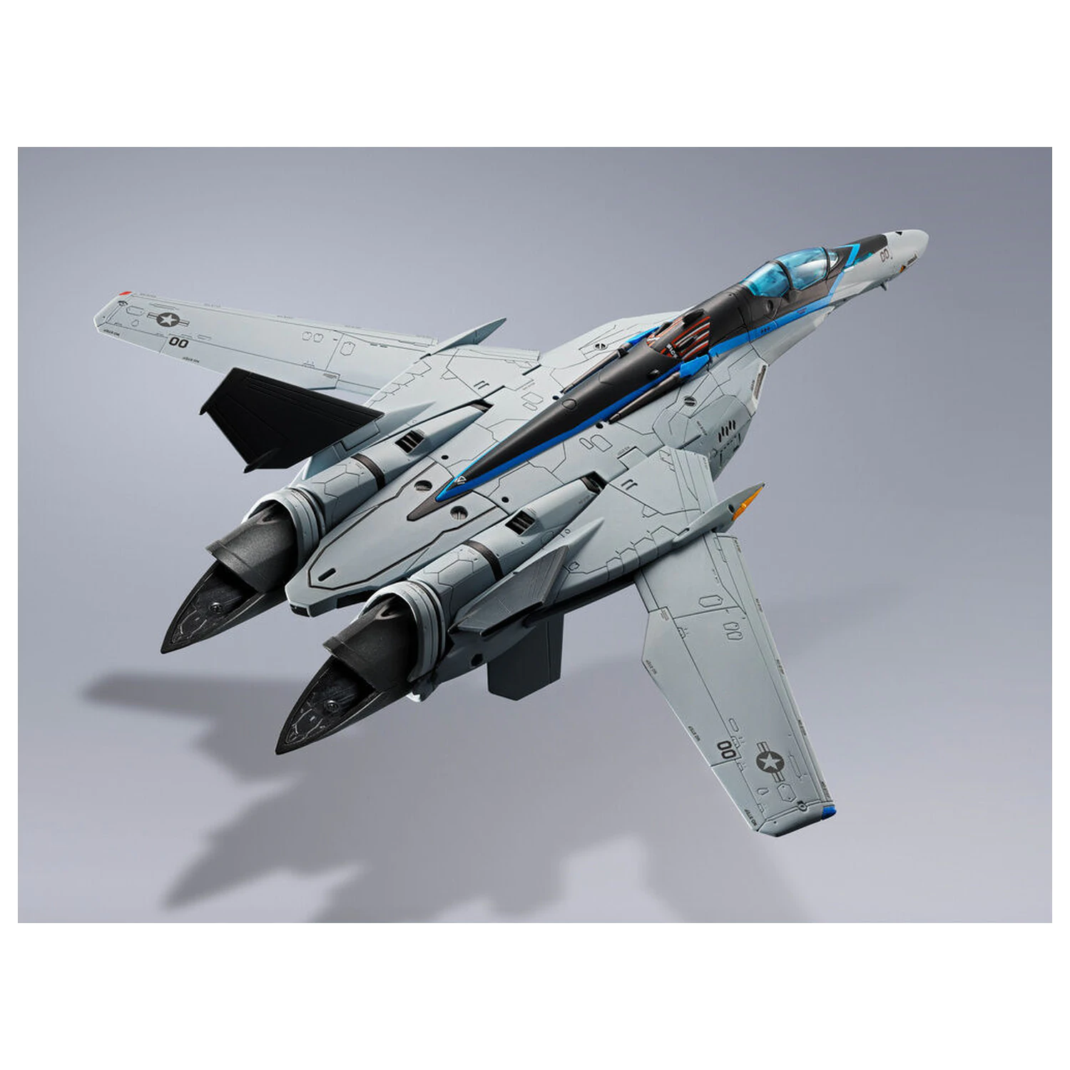 Macross VF-25 Messiah Valkyrie Top Gun Maverick Ver. Figur 25 cm Produktfoto