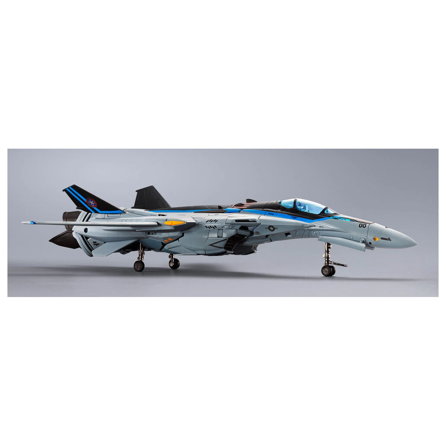 Macross VF-25 Messiah Valkyrie Top Gun Maverick Ver. Figur 25 cm Produktfoto