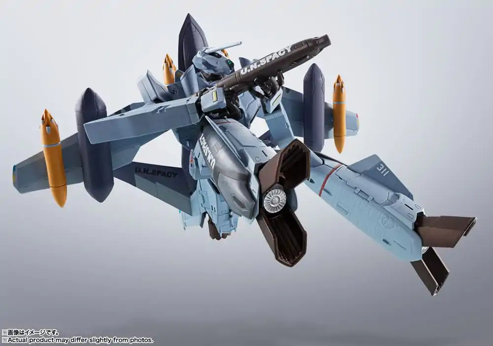 Macross Zero Hi-Metal R Actionfigur VF-0A Phoenix (Shin Kudo Use) & QF-2200D-B Ghost 30 cm termékfotó