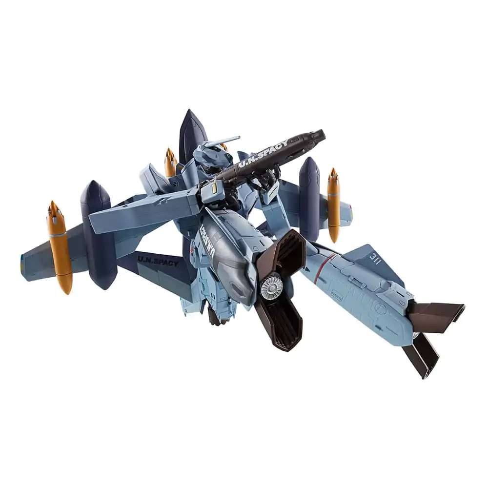 Macross Zero Hi-Metal R Actionfigur VF-0A Phoenix (Shin Kudo Use) & QF-2200D-B Ghost 30 cm termékfotó