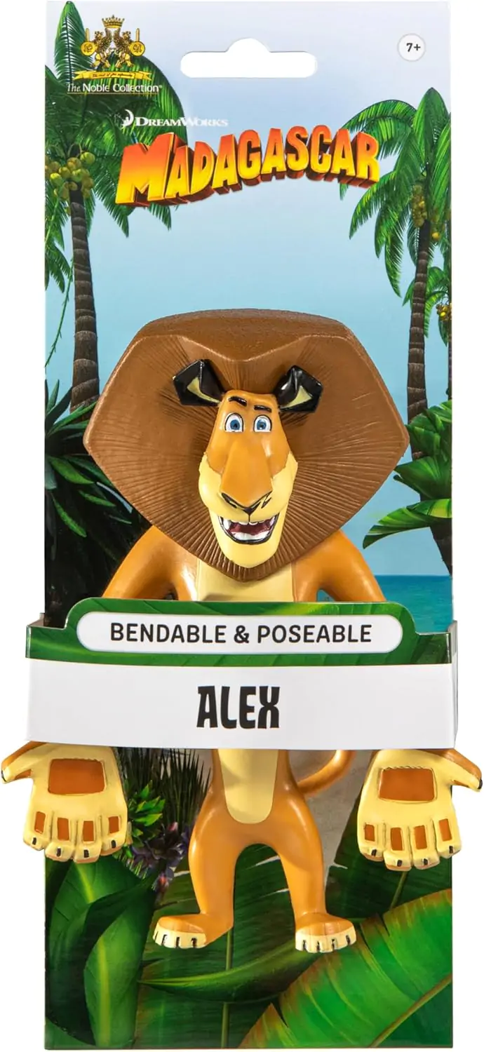 Madagascar Bendyfigs Biegefigur Alex 15 cm Produktfoto