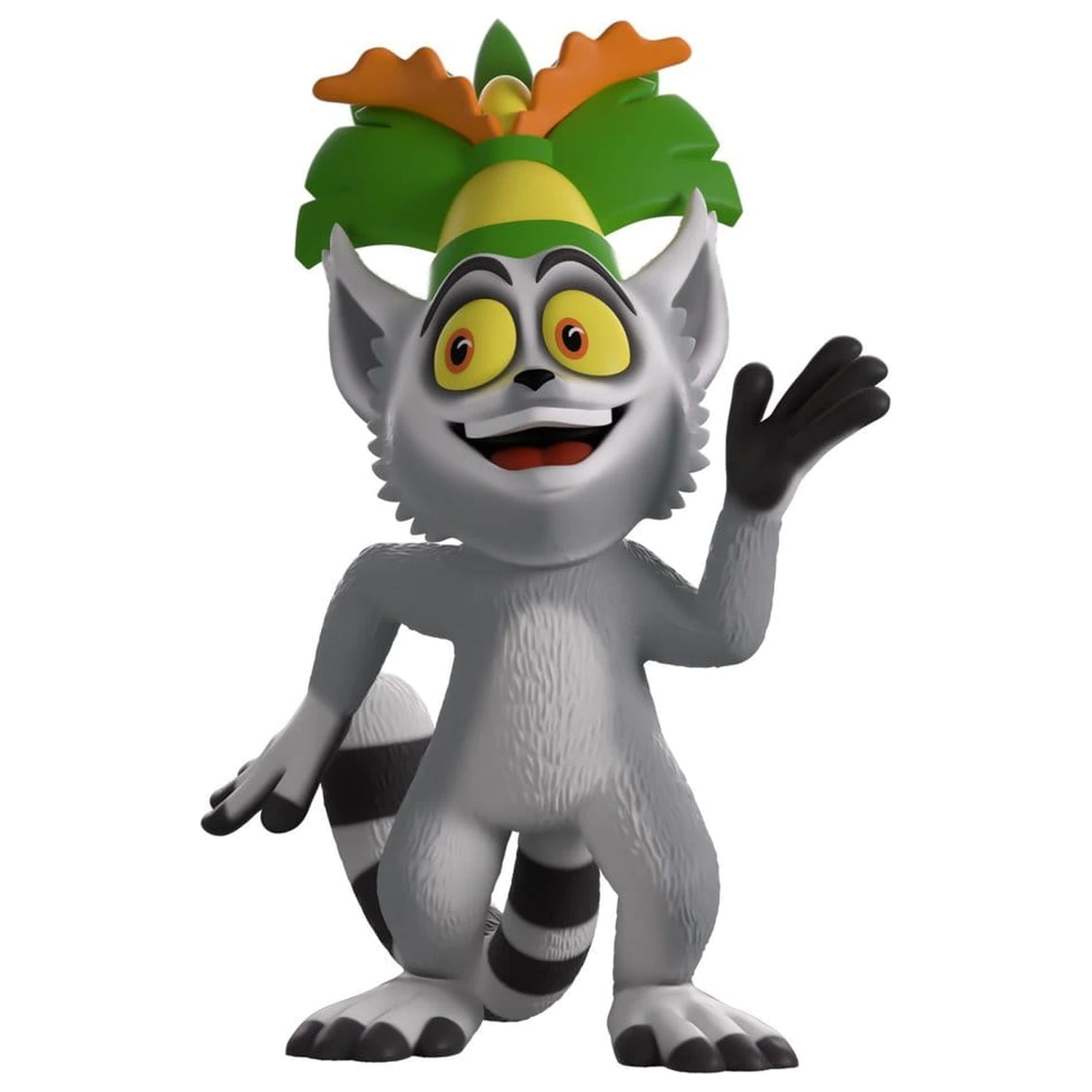 Madagascar Vinyl Figur King Julien 12 cm Produktfoto