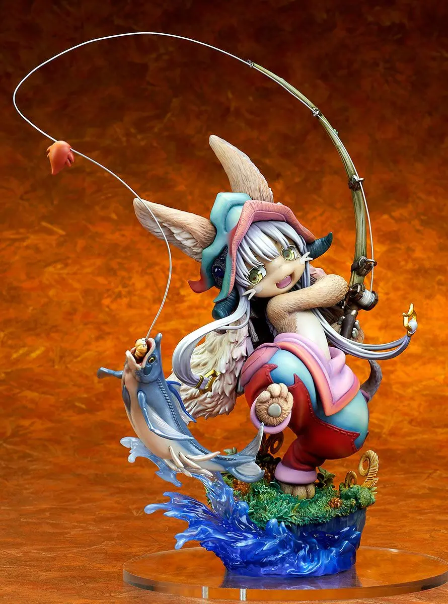 Made in Abyss PVC Statue 1/8 Nanachi Gankimasu Fishing 23 cm Produktfoto