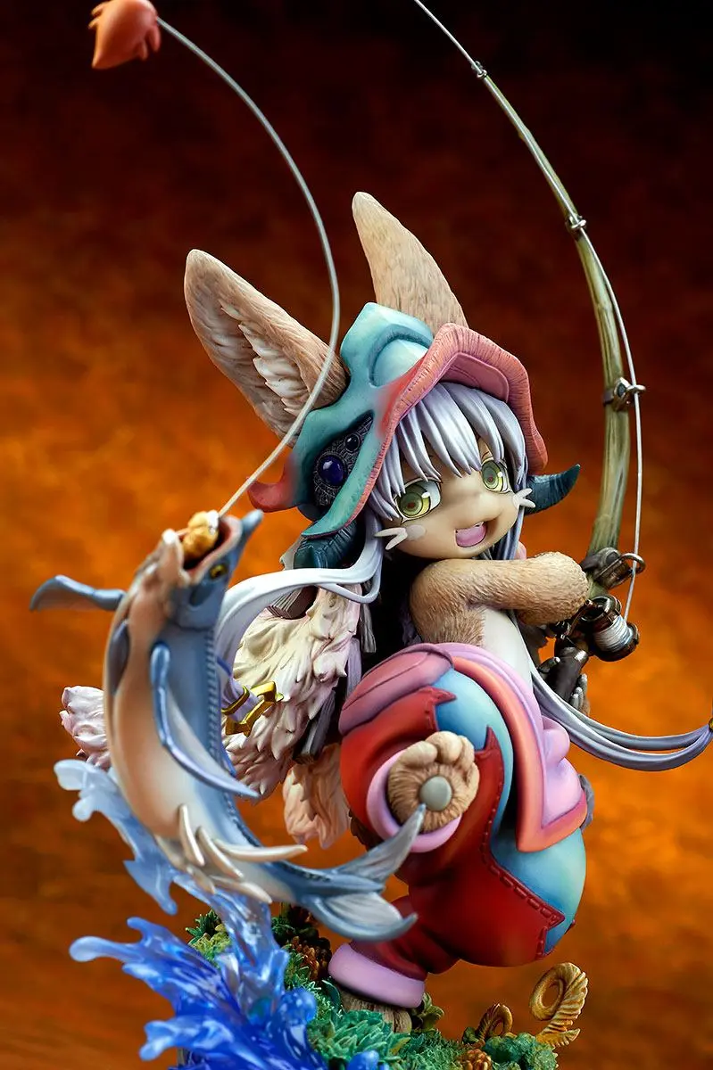 Made in Abyss PVC Statue 1/8 Nanachi Gankimasu Fishing 23 cm Produktfoto