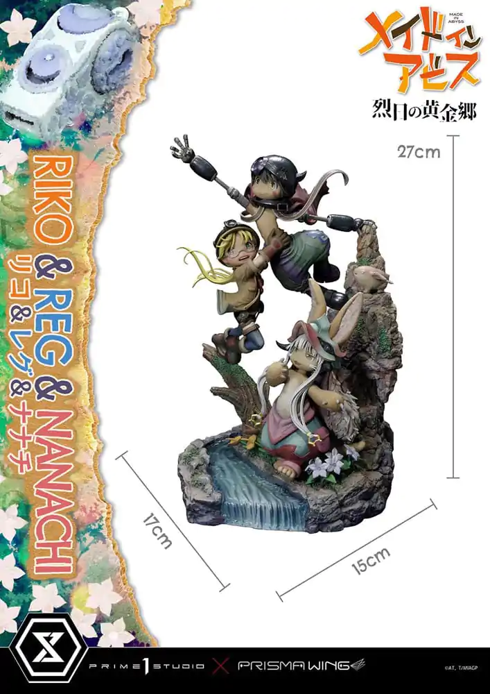 Made in Abyss Statue Riko, Reg & Manachi 27 cm Produktfoto