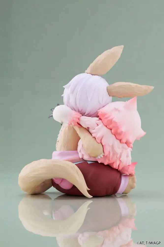 Made in Abyss: The Golden City of the Scorching Sun PVC Statue Desktop Niedliche Figur Nanachi & Mitty Reissue 13 cm Produktfoto