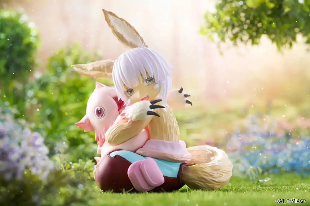 Made in Abyss: The Golden City of the Scorching Sun PVC Statue Desktop Niedliche Figur Nanachi & Mitty Reissue 13 cm Produktfoto