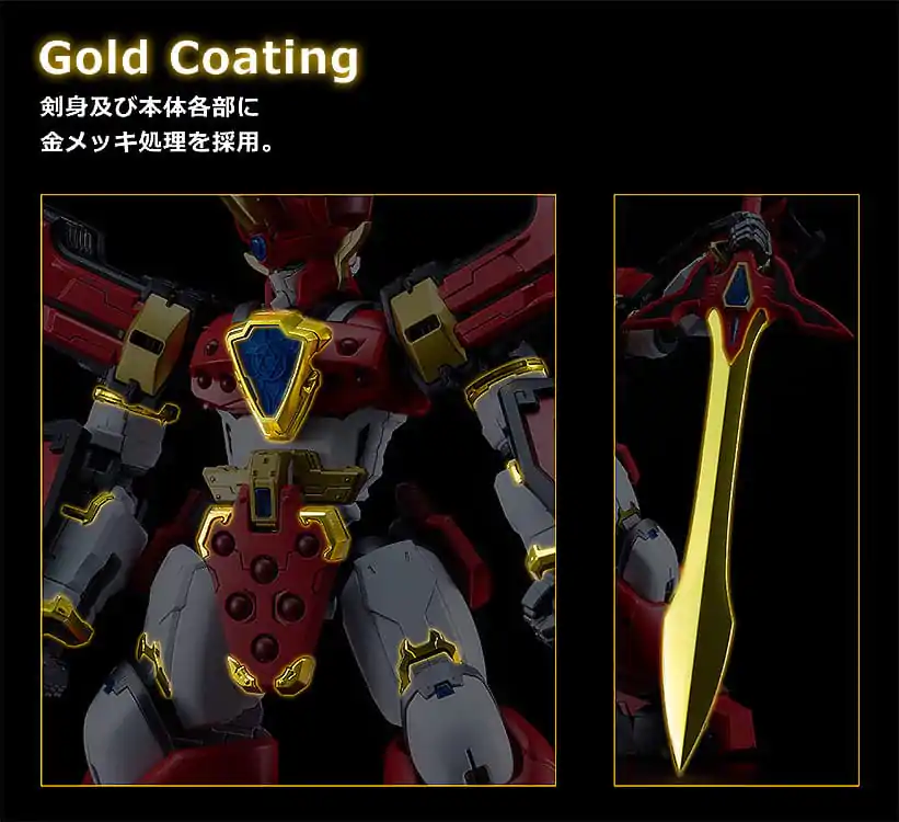 Mado King Granzort Moderoid Plastik Modellbausatz King´s Style Granzort Gold Edition 18 cm Produktfoto