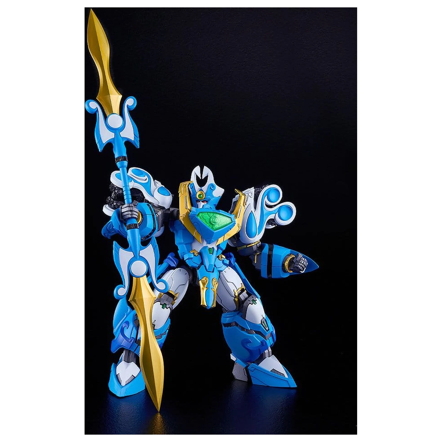 Mado King Granzort Moderoid Plastik Modell Bausatz King's Style Aquabeat Gold Edition 18 cm Produktfoto