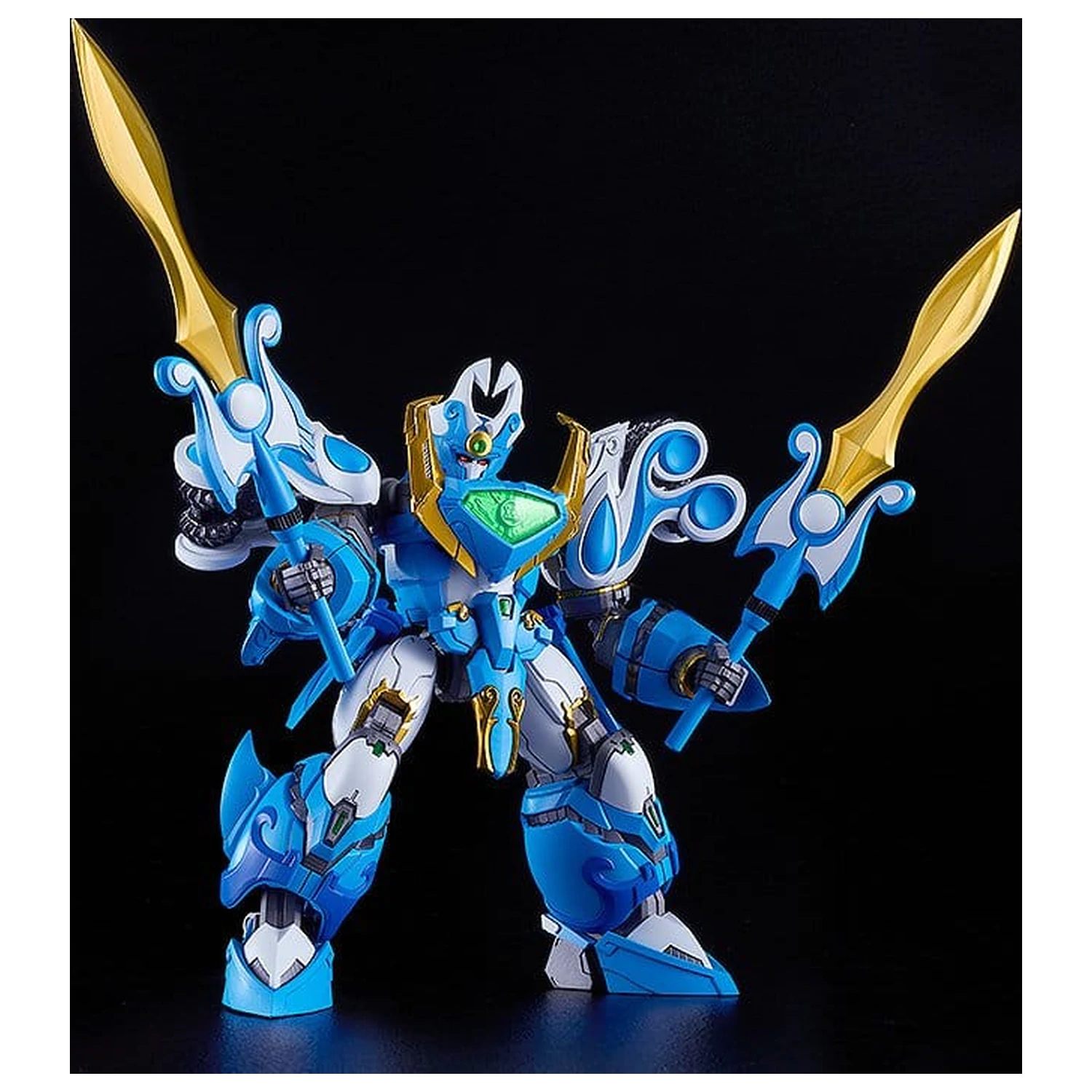 Mado King Granzort Moderoid Plastik Modell Bausatz King's Style Aquabeat Gold Edition 18 cm Produktfoto
