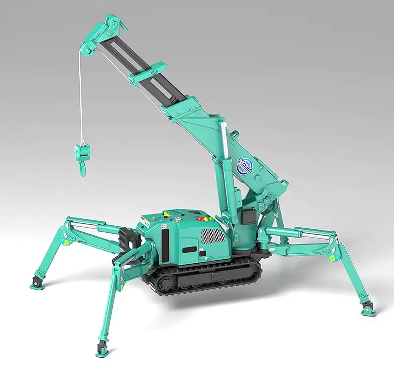 Maeda Seisakusho Moderoid Plastikmodellbausatz 1/20 Spider Crane (Green) Re-Run 25 cm Produktfoto