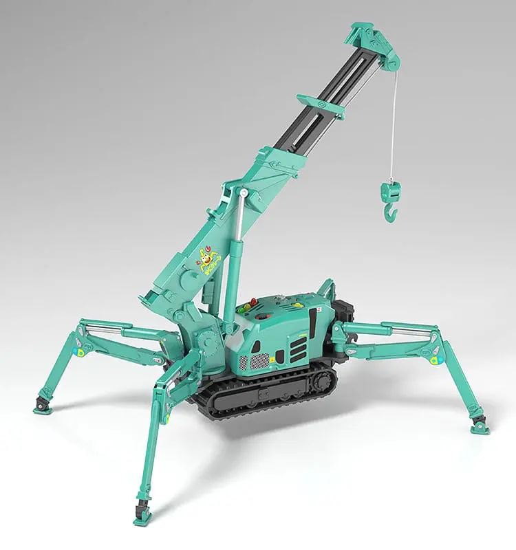 Maeda Seisakusho Moderoid Plastic Model Kit 1/20 Spider Crane (Green) Re-Run 25 cm Produktfoto