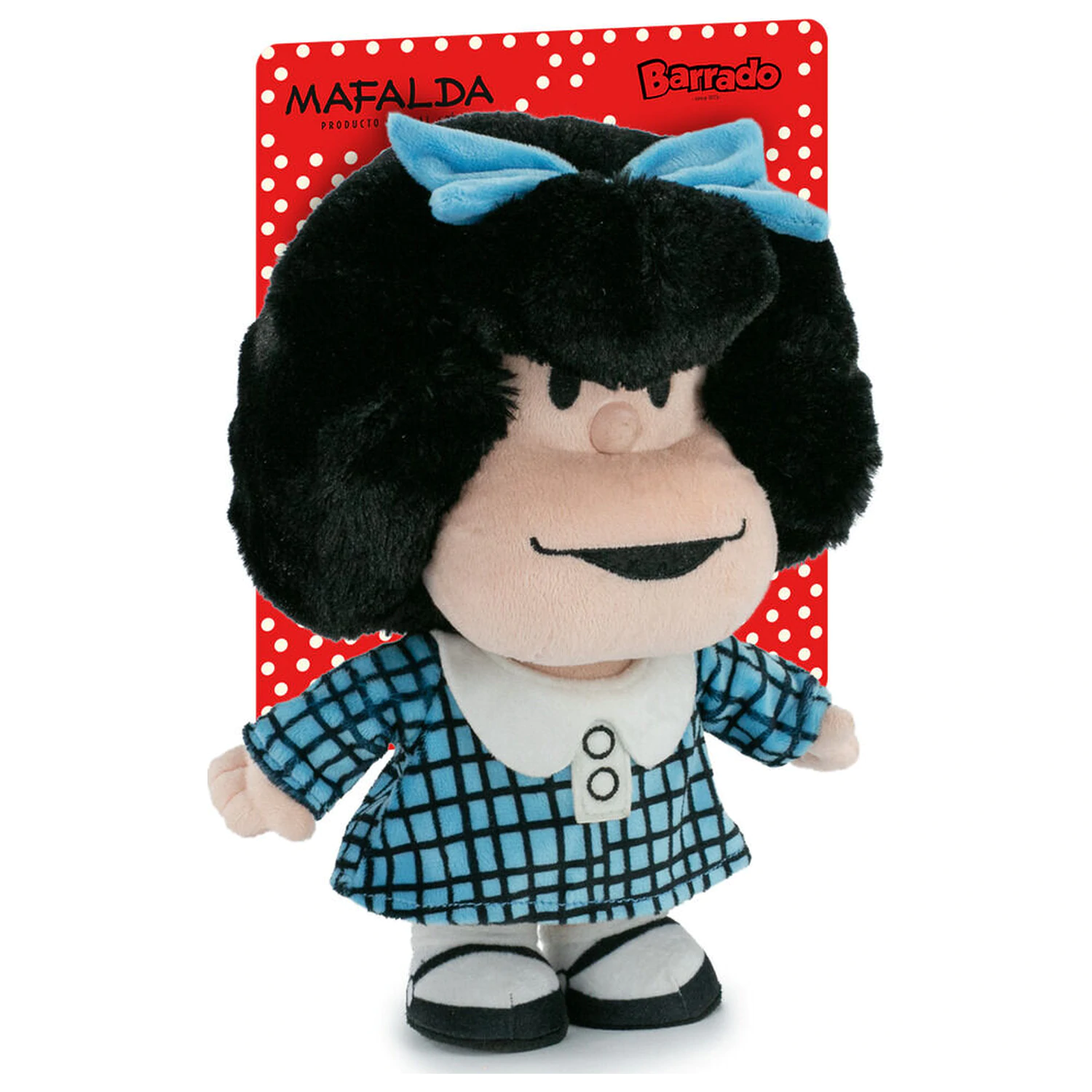 Mafalda Blue Dress Plüschtier 27cm Produktfoto