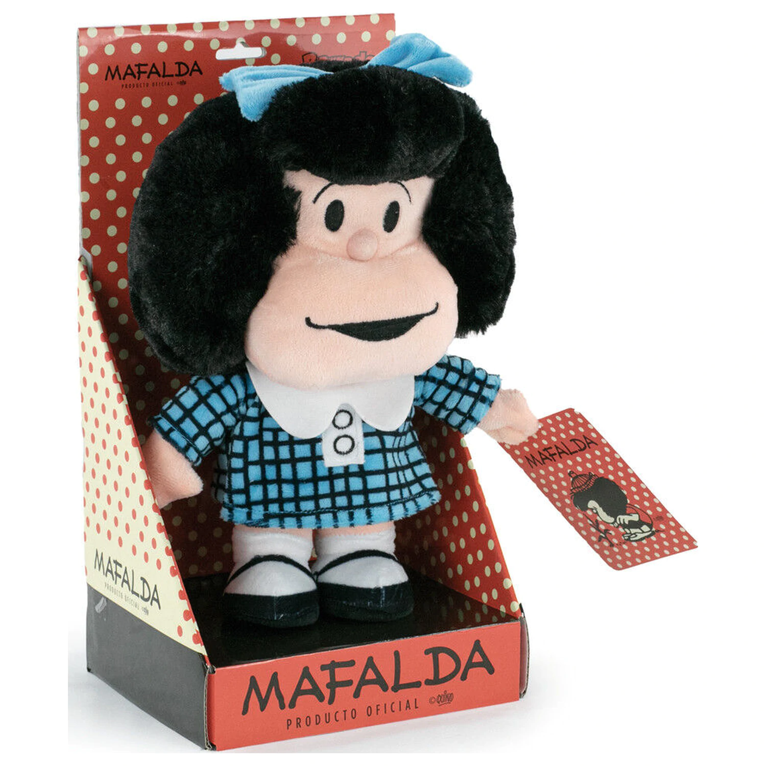 Mafalda Blue Kleid Plüschtier 28cm Produktfoto