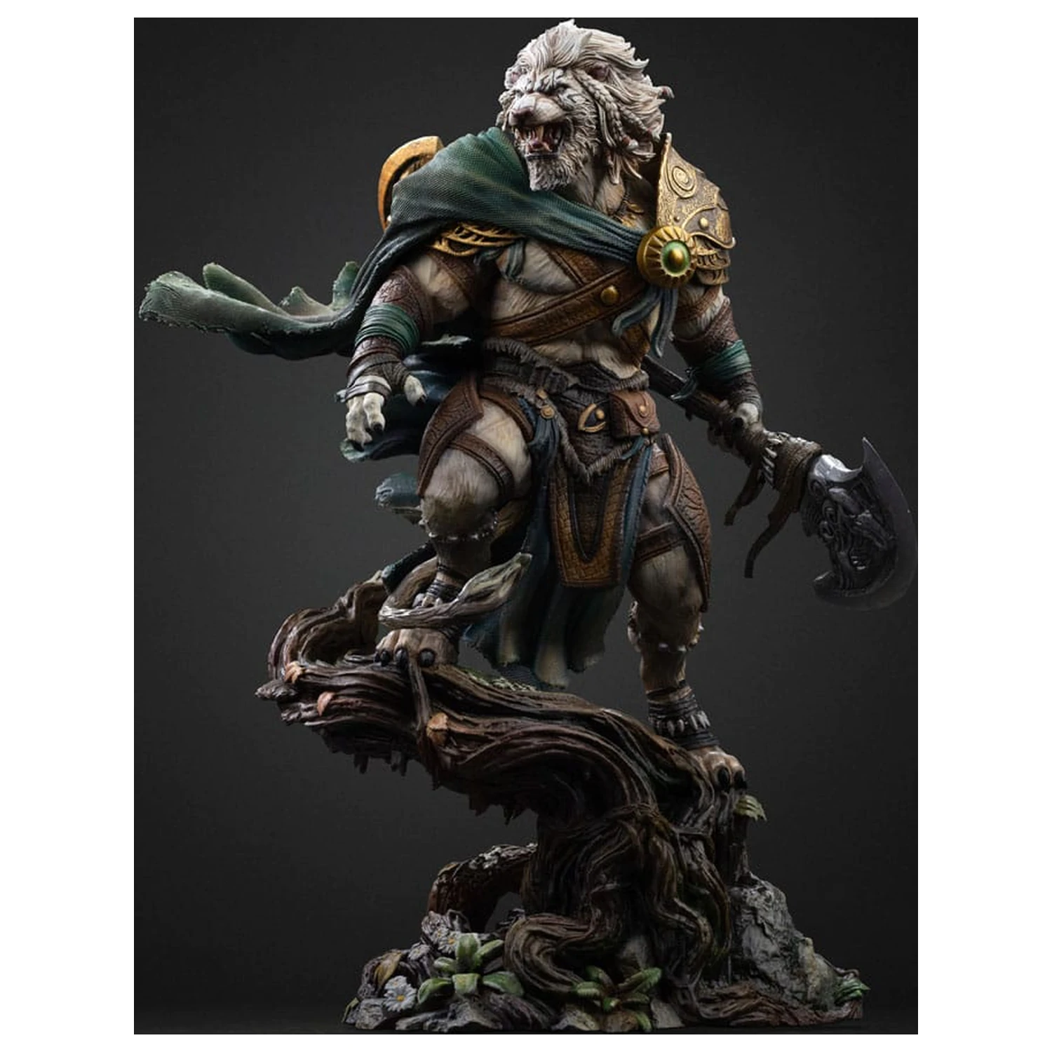Magic The Gathering Art Scale Statue 1/10 Ajani Goldmane 26 cm Produktfoto