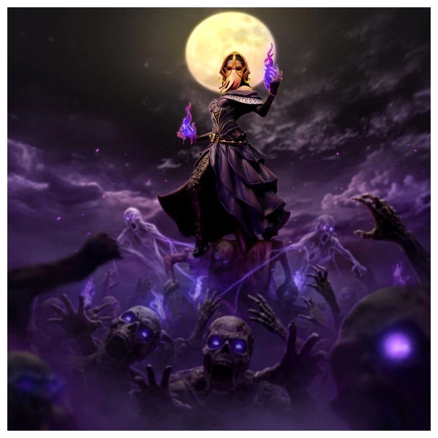 Magic: The Gathering Deluxe Kunst Maßstab Statue 1/10 Liliana Vess 31 cm Produktfoto