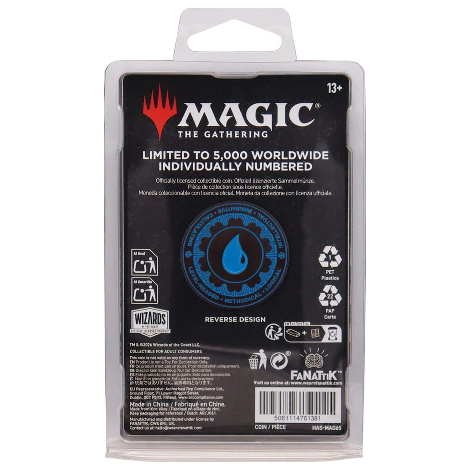 Magic: The Gathering Sammelmünze Jace Limitierte Auflage Produktfoto