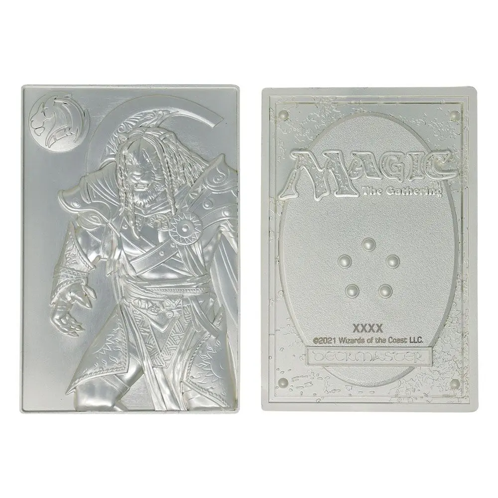 Magic the Gathering Metallbarren Ajani Goldmane Limited Edition (versilbert) Produktfoto