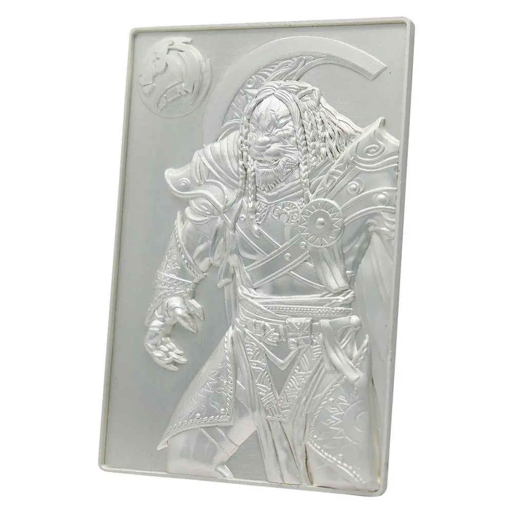 Magic the Gathering Metallbarren Ajani Goldmane Limited Edition (versilbert) Produktfoto