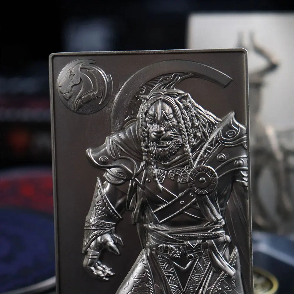 Magic the Gathering Metallbarren Ajani Goldmane Limited Edition (versilbert) Produktfoto