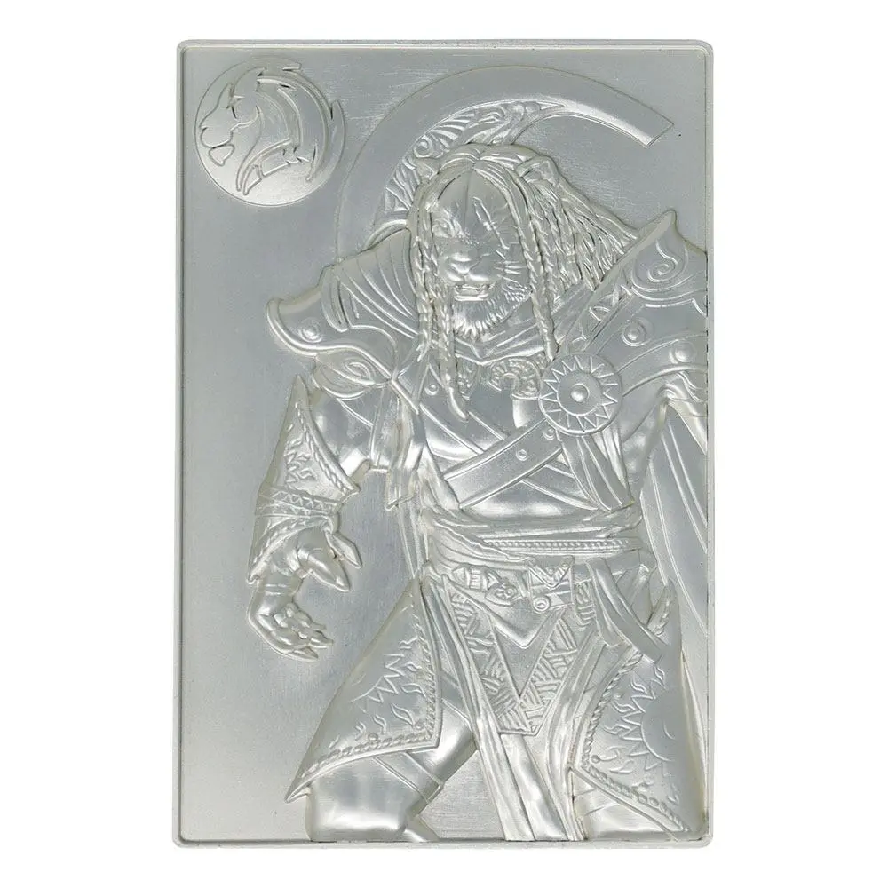 Magic the Gathering Metallbarren Ajani Goldmane Limited Edition (versilbert) Produktfoto