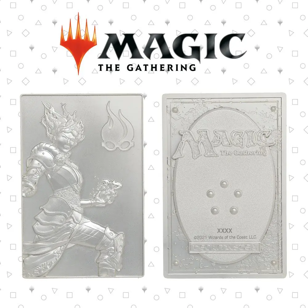 Magic the Gathering Metallbarren Chandra Nalaar Limited Edition (versilbert) Produktfoto