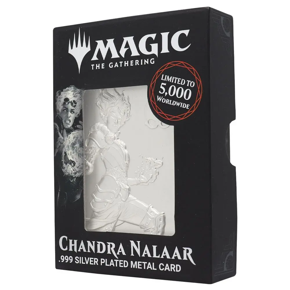 Magic the Gathering Metallbarren Chandra Nalaar Limited Edition (versilbert) Produktfoto