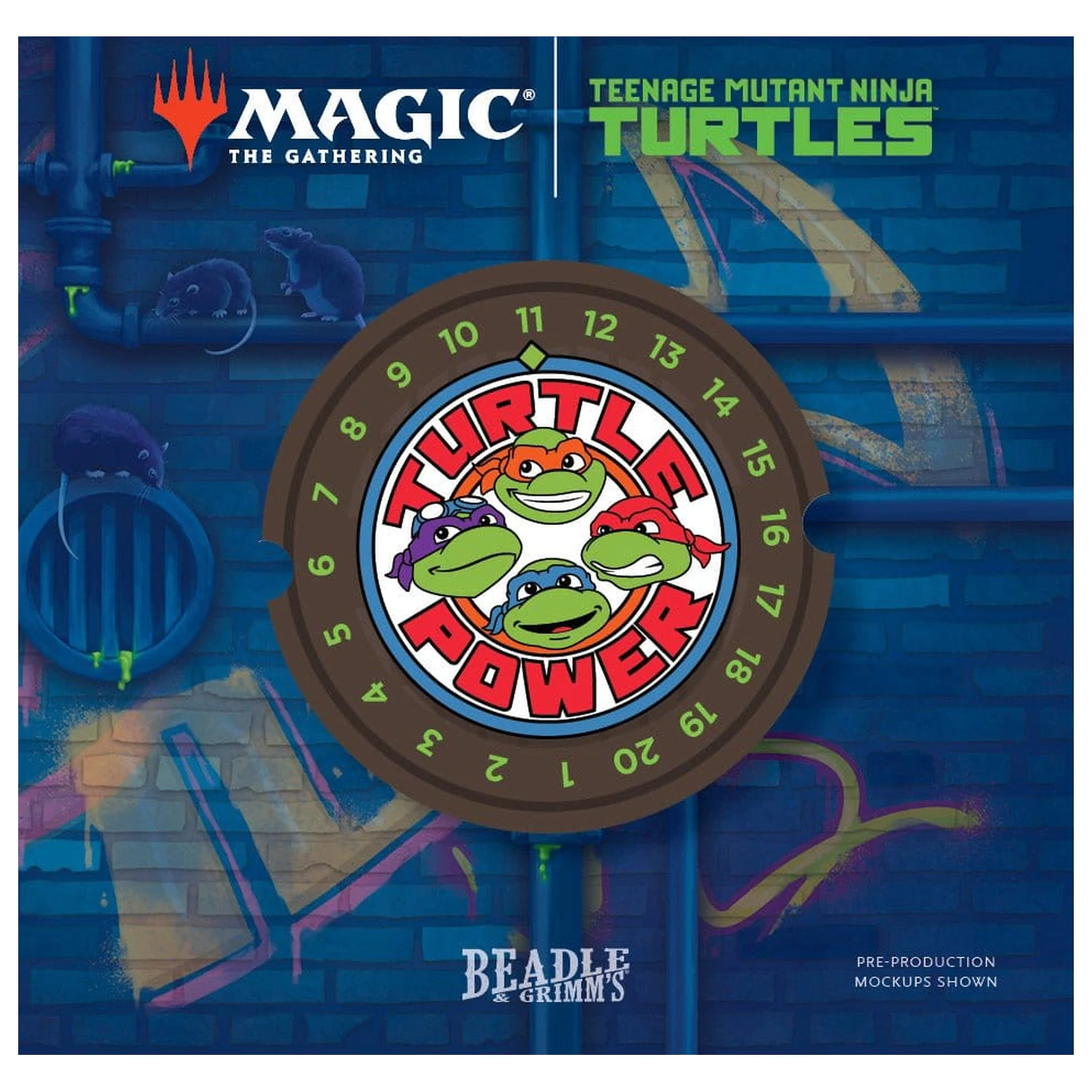 Magic the Gathering Würfel und Token-Pack Teenage Mutant Ninja Turtles *Englisch* Produktfoto