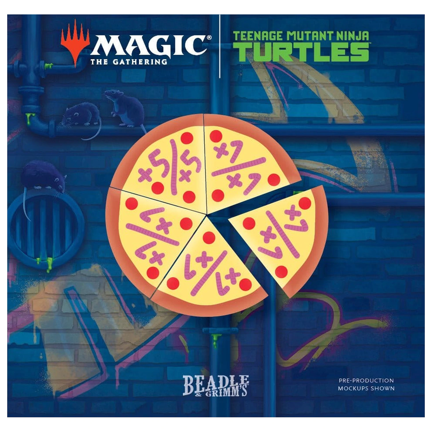 Magic the Gathering Würfel und Token-Pack Teenage Mutant Ninja Turtles *Englisch* Produktfoto