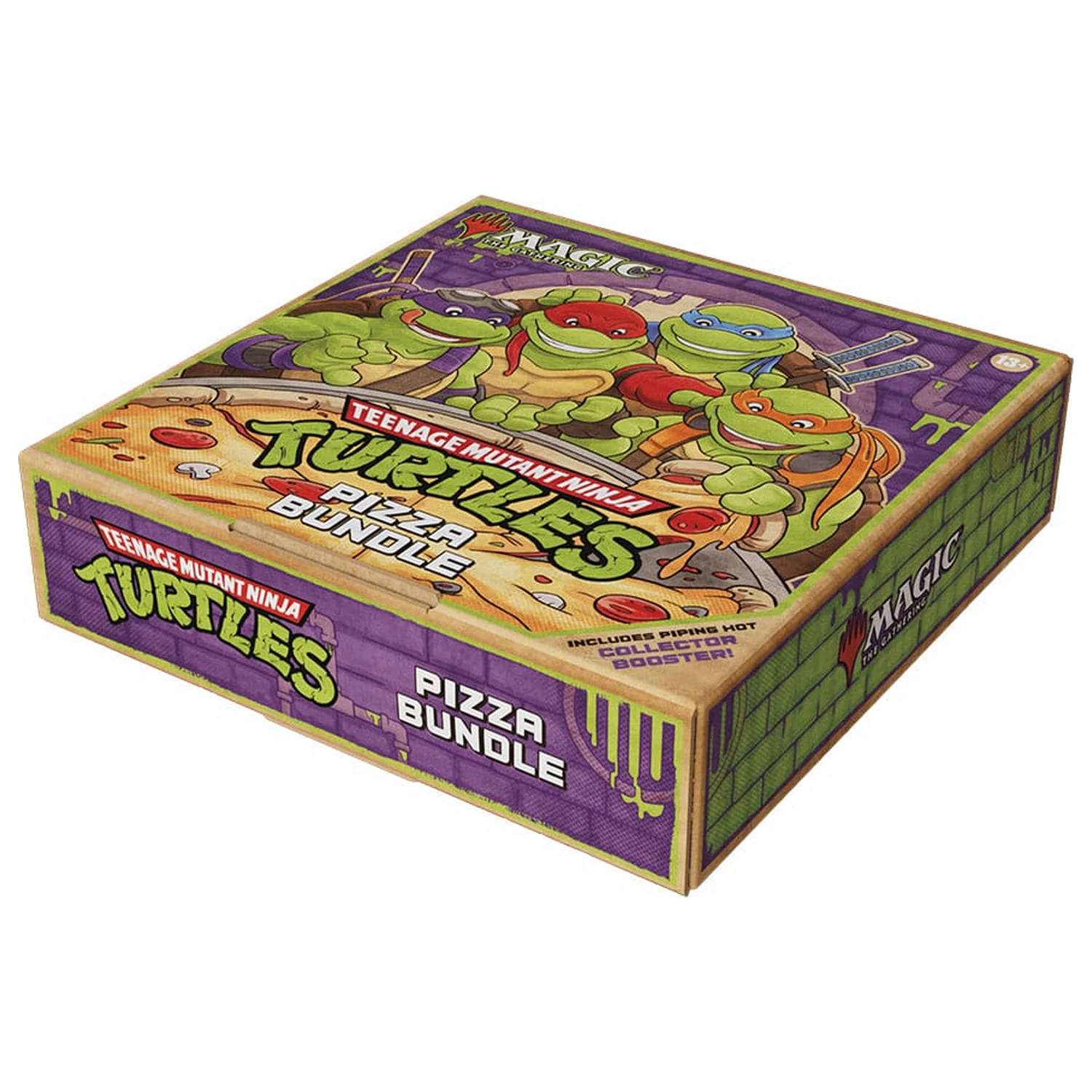 Magic the Gathering Teenage Mutant Ninja Turtles Pizza Bündel englisch Produktfoto