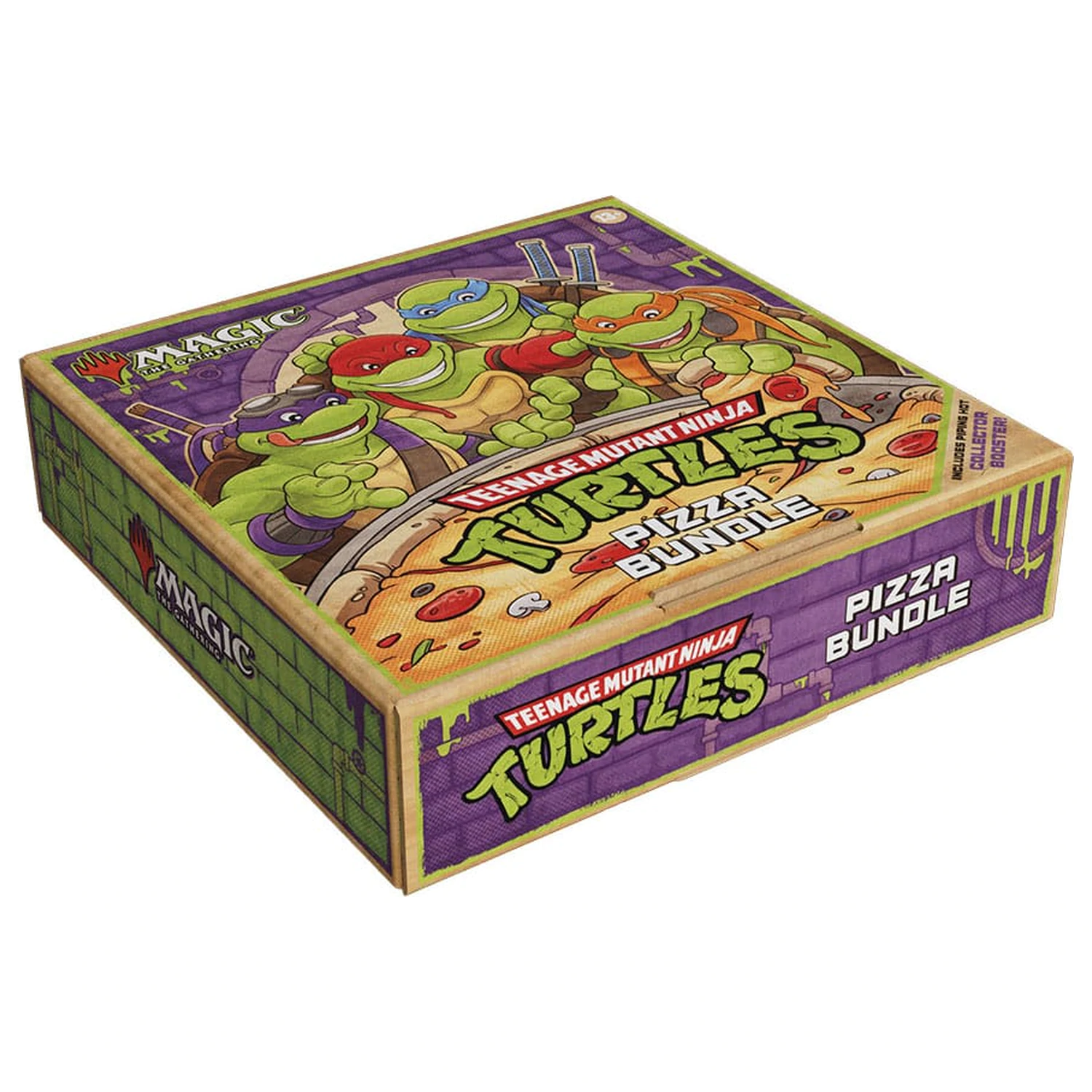 Magic the Gathering Teenage Mutant Ninja Turtles Pizza Bündel englisch Produktfoto