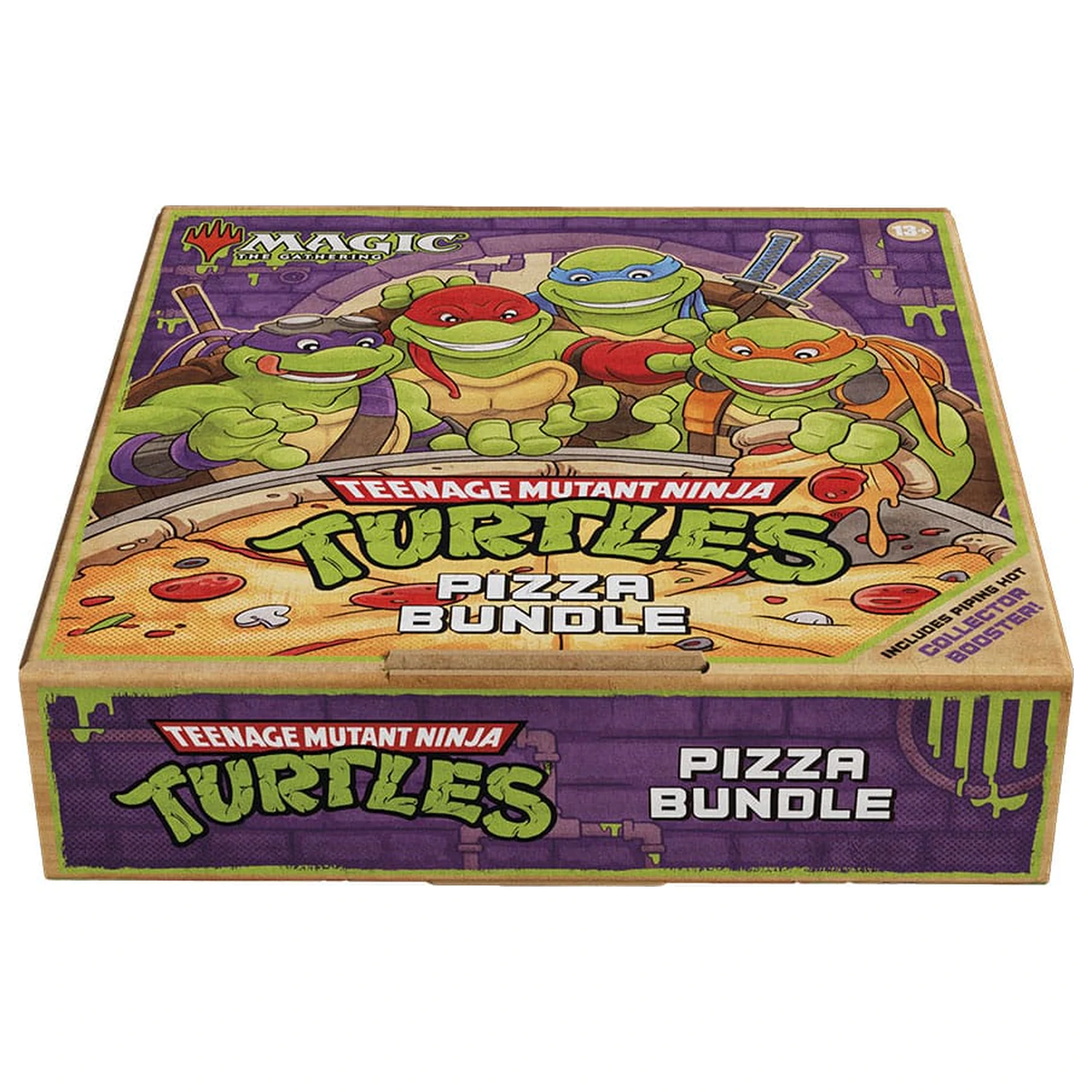 Magic the Gathering Teenage Mutant Ninja Turtles Pizza Bündel englisch Produktfoto