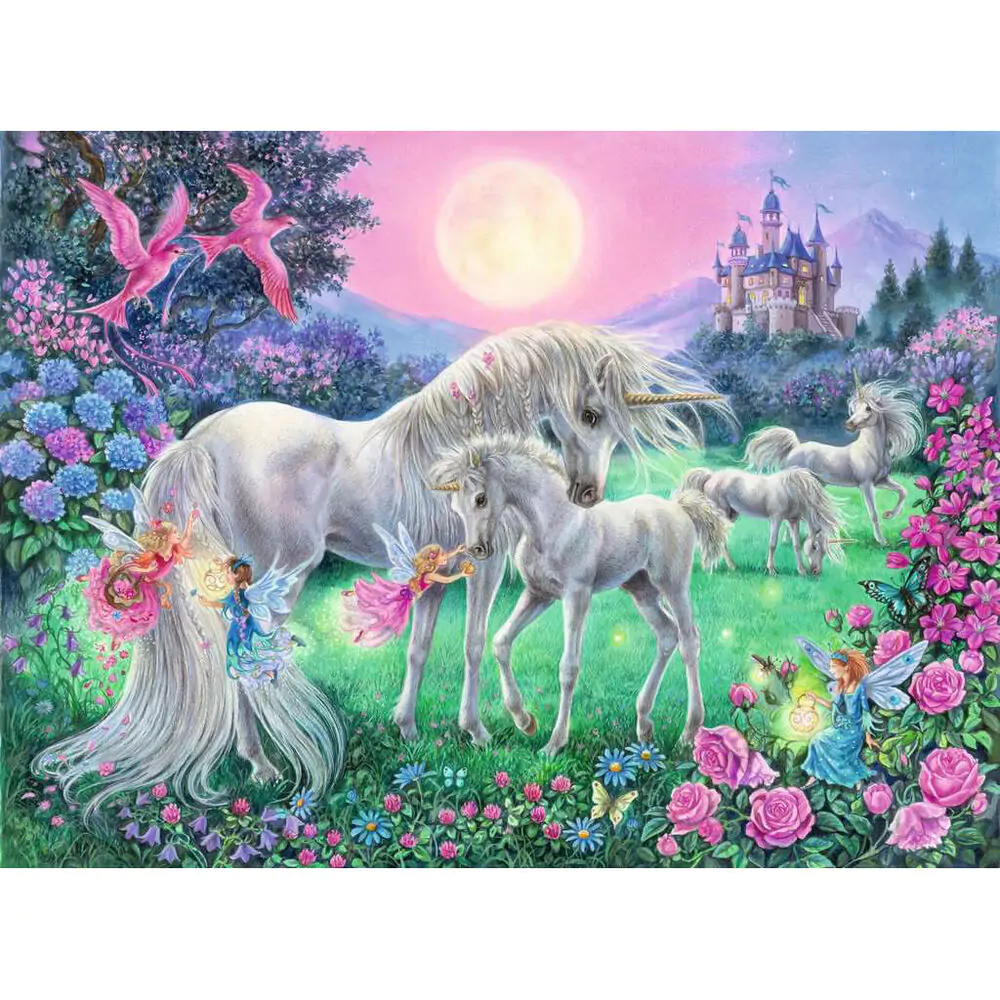 Magic Unicorns Puzzle 4x100St Produktfoto