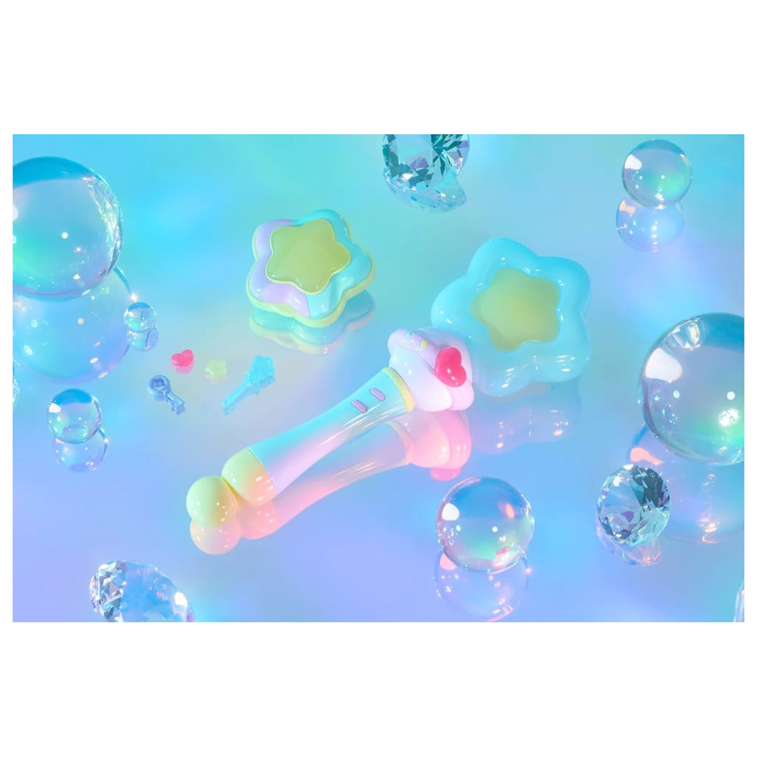 Magical Sisters Lulutto Lilly Proplica Replica Stattoneoneon & GlassHeart HopePact Set 25 cm Produktfoto