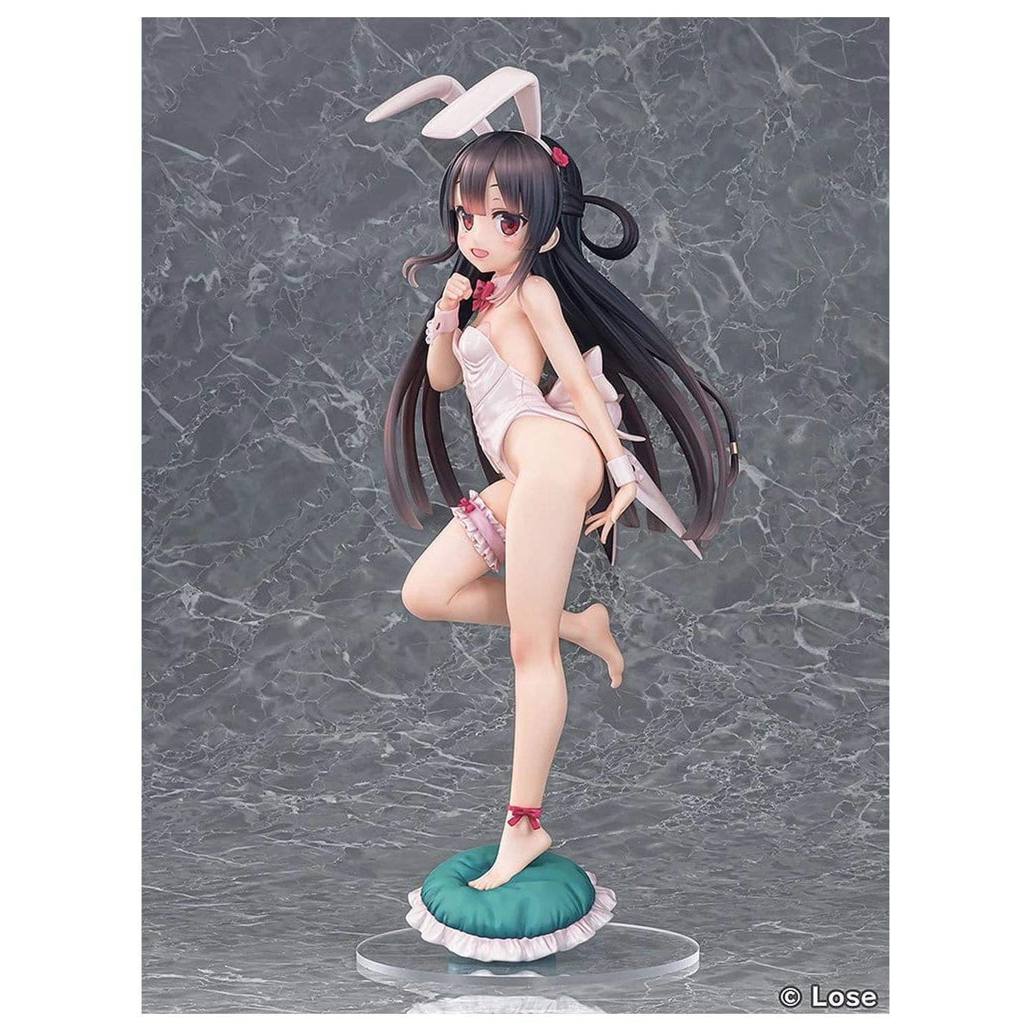 Maitetsu Last Run!! Statue 1/3 Hachiroku: White Bunny Ver. 40 cm Produktfoto